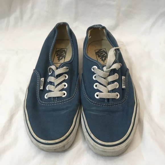 light blue authentic vans